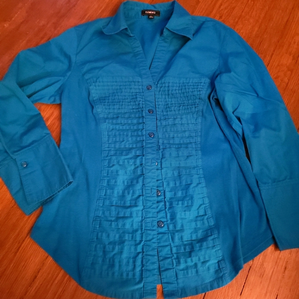 Elementz womens blouse size Large